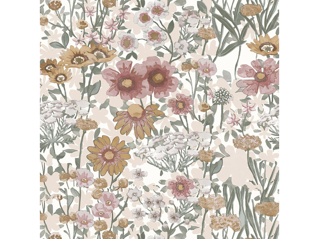 Peel and Stick Wallpaper Daisy Floral Wallpaper 16.9in x393.7in Boho Floral Contact Paper Self Adhesive Removable Wall Paper for Bedroom Living...