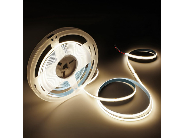 COB LED Strip Lights Neutral White 4000K,32.8ft 24V High CRI 95Ra+ Super Bright,Flexible Tape Lights for Bedroom,Mirror,Kitchen Cabinet, Living...