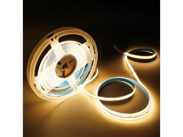 COB LED Strip Lights Warm White 3000K,32.8ft 24V High CRI 95Ra+ Super Bright, Flexible Tape Lights for Bedroom,Mirror,Kitchen Cabinet, Living...