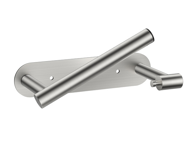Commercial Toilet Paper Holder Wall Mount Bathroom Tissue Holder Brushed Nickel Adhesive or Screw SUS304 Stainless Steel Rustproof Pivoting...