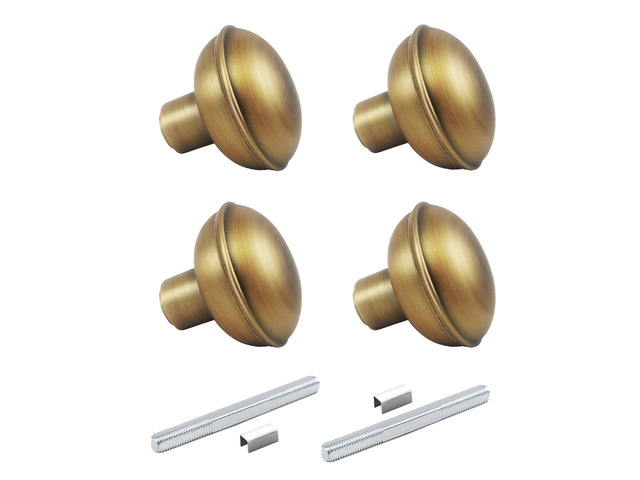 Vintage Antique Brass Door Knob Set with Spindle,2 Pack Old Style Door Knobs Replacement Broken for Antique Mortise Lock, Older Home Interior Door