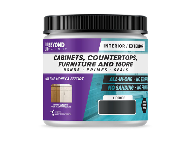 Counter Top Paint - Pint - Color: Charcoal - No Stripping No Sanding No Priming