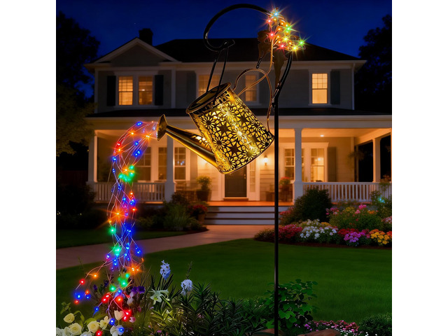Solar Watering Can Light, Solar Outdoor Decorative, Garden Decor Lights for Yard, IP65 Waterproof Hanging Lantern Landscape Lights, Garden Gifts...
