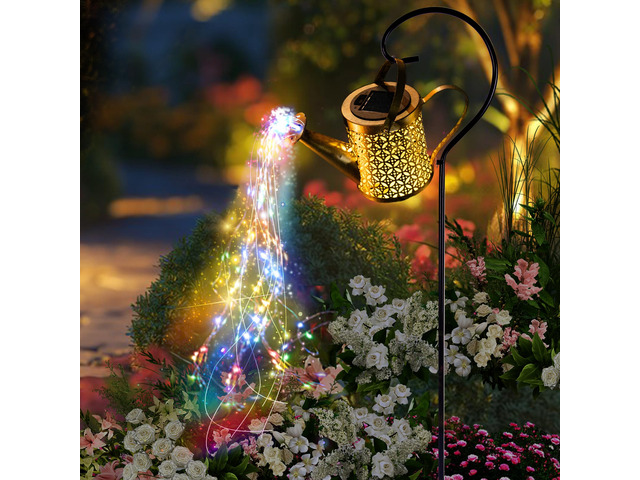 Solar Watering Can Light, Solar Yard Decorations Outdoor Garden Decor Lights, IP65 Waterproof Hanging Lantern Lights, Flower Bed Decor, Gifts for...