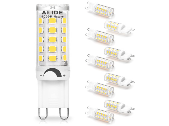 G9 Led Bulbs Dimmable 3W Replace 20W 25W 30W Halogen,4000K Natural White AC120V T4 Clear G9 Bi-pin Led Bulbs for Chandelier Pendant Wall Home...