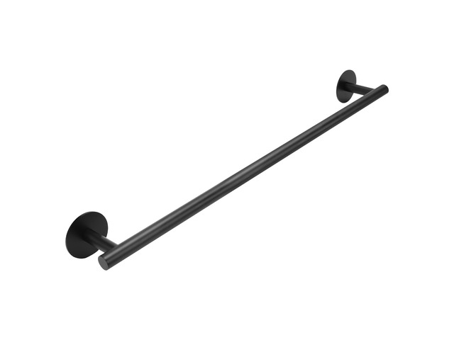 3M Towel Bar, 24 Inch 304 SS Matte Black No Drill Self Adhesive Bathroom Towel Rod Wall Mounted