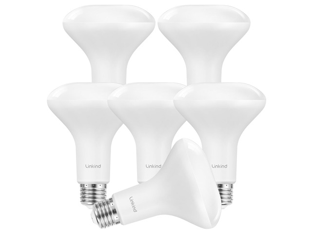 6-Pack BR30 LED Flood Light Bulbs Indoor, 10W=65W 850 Lumens 2700K Dimmable LED Recessed Bulbs, E26 2700K Soft White, UL FCC Certified, Recessed...