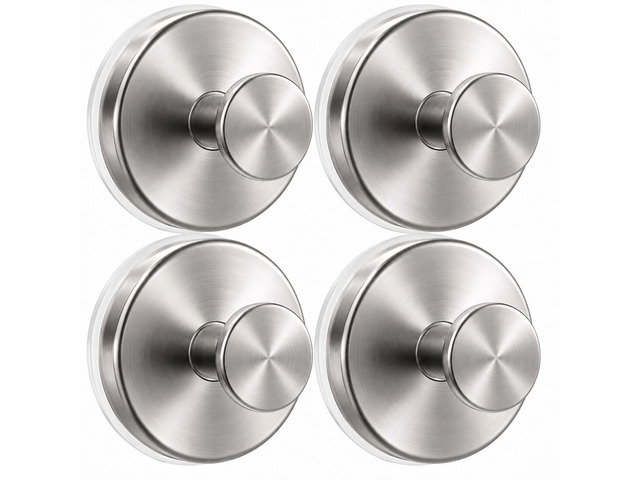 Suction Cup Hooks for Shower, Shower Hooks for Inside Shower, No Drill Bathroom Hooks for Towels and Robes, Removable Suction Hooks for Glass,...