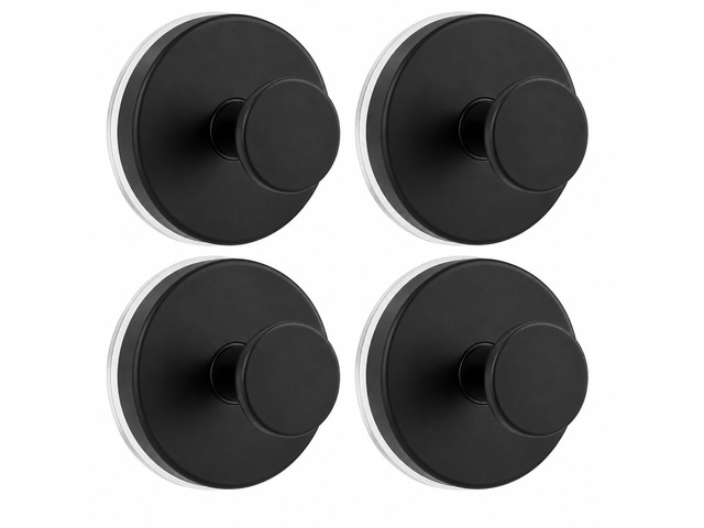 Suction Cup Hooks for Shower, Shower Hooks for Inside Shower, No Drill Bathroom Hooks for Towels and Robes, Removable Suction Hooks for Glass,...