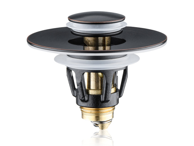 Universal Bathroom Sink Stopper - Bounce Wash Basin Drain Filter, Stainless Steel Pop Up Drain Stopper, 1.25' Bullet Core Sink Stopper, Sink Drain...