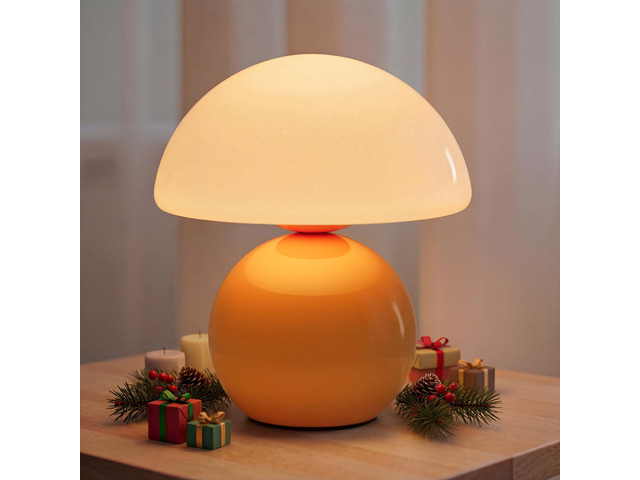 Mushroom Lamp Table Lamp for Bedroom, Portables Cordless Table Lamp,Wireless lamp,Small Bedside Table Touch Lamps for Living Room,Mini Mushroom...