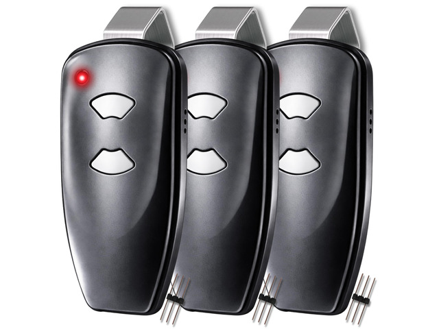 3X for Marantec M3-2312 315 MHz Door Opener Remote Replacement 2-Button remotes with visor clips and programming pin connector, for select 315 MHz...