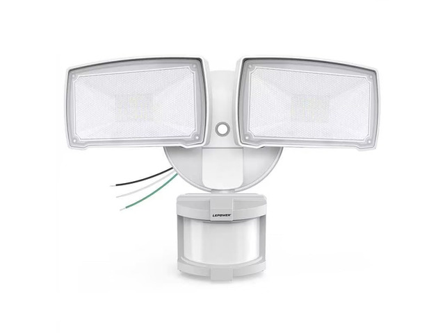 Hardwired LED Security Lights Motion Sensor Outdoor, 40W 4000LM 5500K Daylight, 72 FT Range & 180Â° Detection, Easy to Install, IP65 Waterproof, 2...