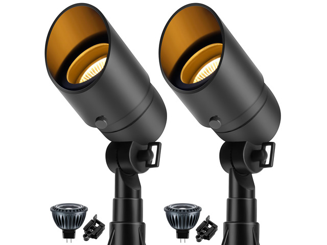 Low Voltage Landscape Spotlight, 12V LED Outdoor Landscape Lighting, Landscape Spot Lights Wired for Garden and Yard, Aluminum Up Lighting Fixture...