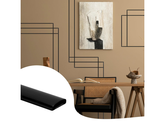 26.2 Ft Peel and Stick Wall Molding Trim, Flexible PVC Trim Trim for Walls & Backsplash, Waterproof Heat Resistant Self Adhesive Trim, Easy...