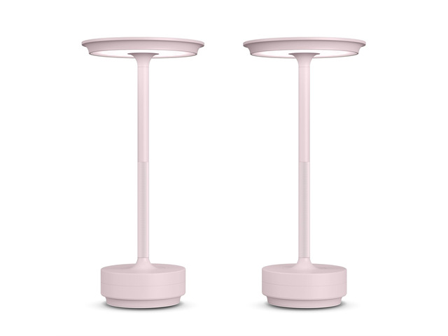 2 Pack Cordless Table Lamps Rechargeable, 5000mAh LED Table Light Portable 3 Color Stepless Dimming Battery Powered Table Lamp with Memory Function...