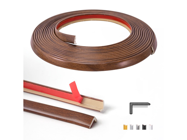 20 ft Outside Corner Trim, Peel and Stick for Wall Tile Edge, Cherry Durable, Waterproof, Strong Adhesive, High Viscosity, Easy to Clean, Ideal for...