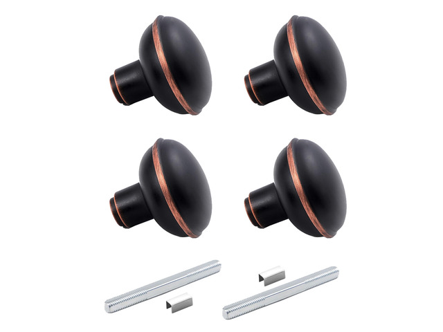 Vintage Oil Rubbed Bronze Door Knob Set with Spindle,2 Pack Old Style Door Knobs Replacement Broken for Antique Mortise Lock, Older Home Interior Door