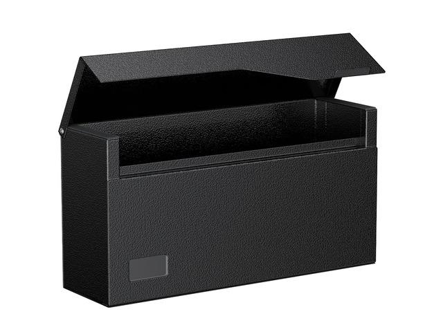Wall Mount Mailbox for Outside, Large Metal Mail Box for House Heavy Duty, Modern Post Box, Letters Drop Box for Outdoor Office (No Lock)