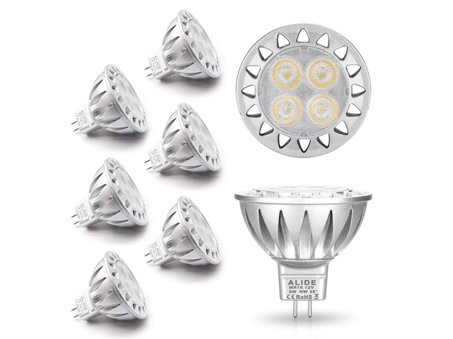 MR16 GU5.3 Led Landscape Bulbs 12V Low Voltage 4000K Neutral White 20W-35W Equivalent, MR16 Bulbs for Outdoor Landscape Flood Ceil Track...