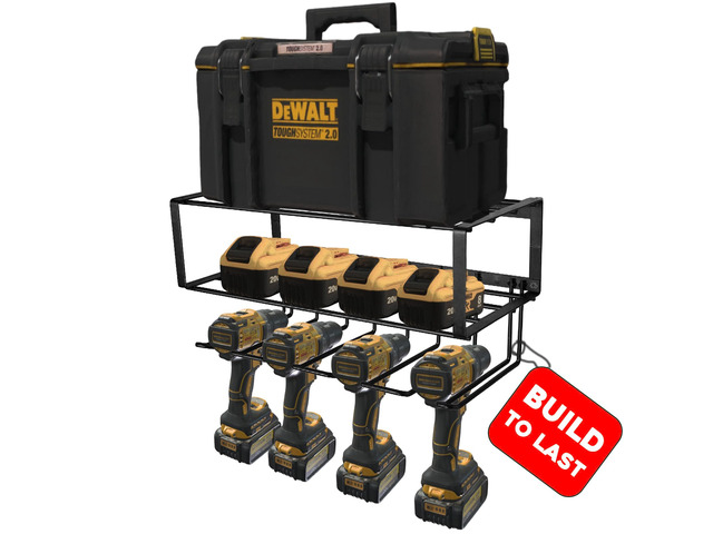 Power Tool Organizer, 120LB Bearing Assemble-free Wall Mount Cordless Drill Holder Utility Racks Storage For Dewalt Milwaukee Christmas Fathers...