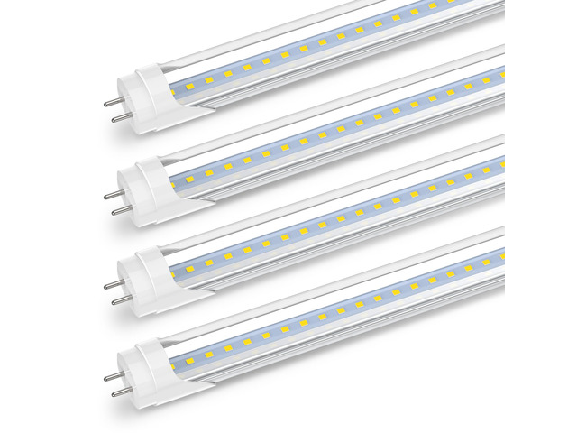 2FT LED Tube Light, T8 T10 T12 Type B LED Light Bulb, 10W(24W Equiv.), 5000K Daylight, 1120LM, 24 Inch F20T12 Fluorescent Replacement, Remove...