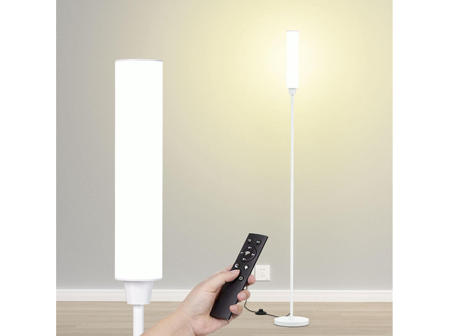 Floor Lamp with Remote Control,Bright Floor Lamps for Living Room/Bedroom/Office, Stepless Adjustable 3000K-6000K Colors and 10-100%...