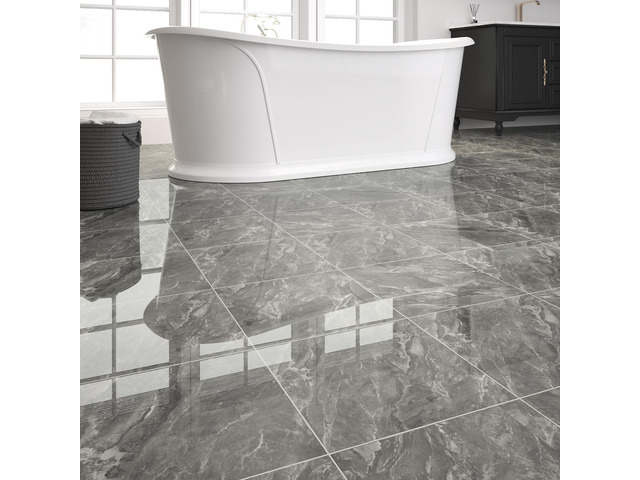 40-Pack Peel and Stick Floor Tiles Vinyl Floor 12 x 12 inch Self Adhesive Waterproof Flooring Planks DIY for Bathroom, Living Room, RV, Kitchen,...