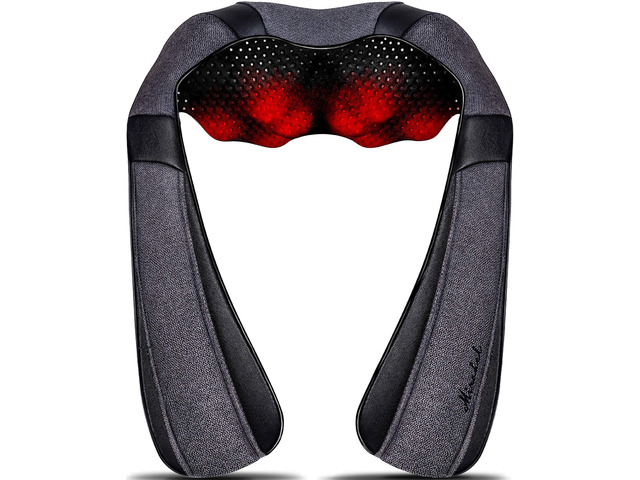 Mirakel Heat Neck Massager for Pain Relief Deep Tissue - Gift for Women Men