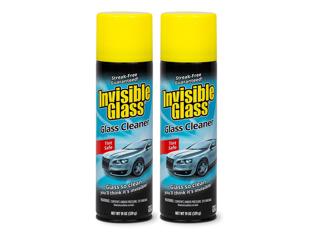 Invisible Glass Auto Glass Cleaner Foaming Spray, 19 oz, 91164 (Pack of 2)
