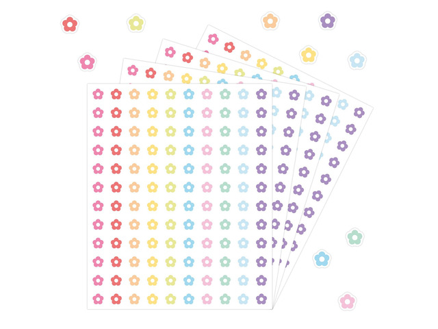3000PCS Flower Stickers Floral Stickers Small Sticker Bulk for Kids Adult Teacher Mini Flower Sticker for Arts Crafts Greeting Card Envelope...