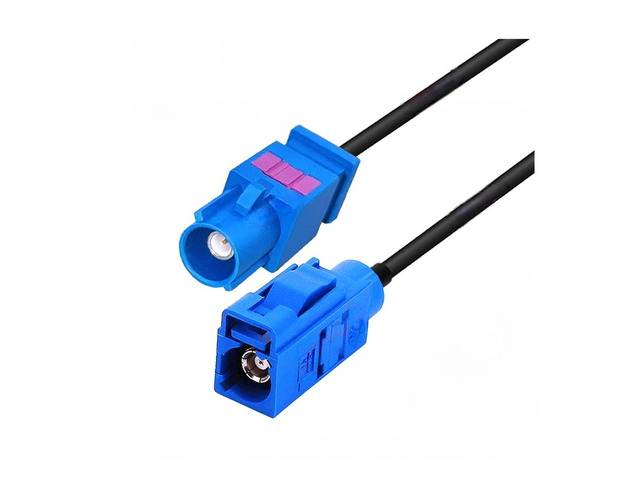 1PCS RAL 5005 Blue Fakra C Male Female RG174 Cable GPS Antenna Extension Jumper Cord RF Coaxial Pigtail for Car GPS Navigation
