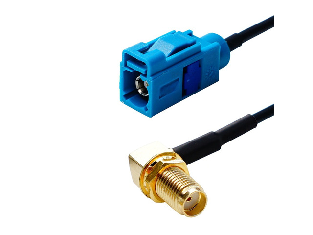 Fakra Z Female Jack to SMA Male/Female Plug RG174 Cable GPS Antenna Extension Adapter RF Coaxial Pigtail for Auto Car Vehicle