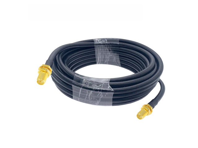 1M 2M 5M 10M 20M SMA Male to SMA Male RG58 50ohm Coaxial Cable SMA Plug WiFi Antenna Extension Cable Connector Adapter Pigtail
