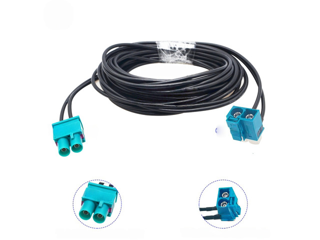 RG174 Twin Fakra Coaxial Cable Z Female to Dual Z Male/Female Connector Splitter GPS Antenna Extension Pigtail RF Cord