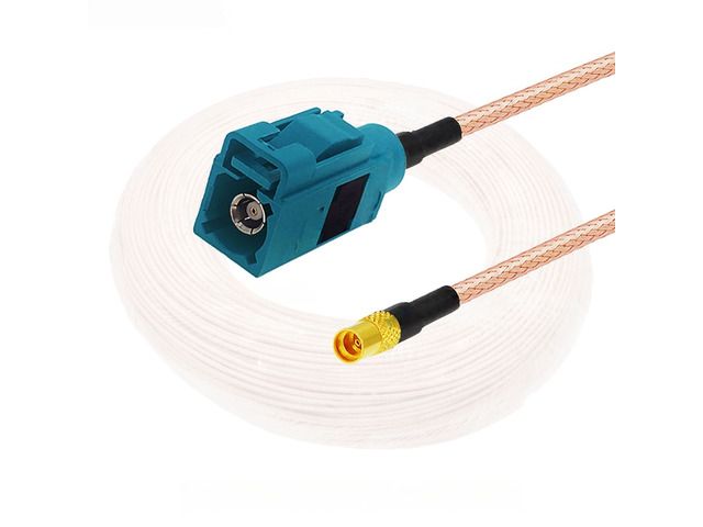 0.1-15M MMCX Female to Water Blue Fakra Z Male RG316 Pigtail RF Coaxial Cable Car Navigation GPS Antenna Adapter Extension Cable