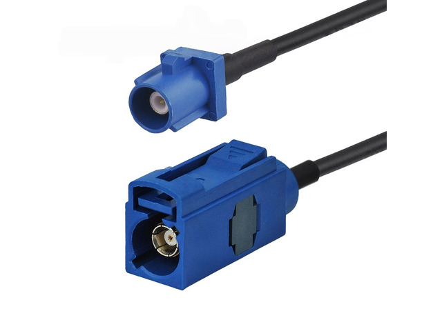 Fakra C Male to Female Connector RG174 4M GPS Antenna Extension Cable for Telematics Navigation Systems