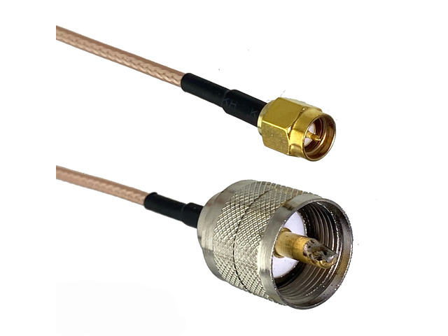 RG316 RG58 UHF PL259 SO239 to SMA Male Plug & Female Jack Straight Connector RF Jumper pigtail Cable 6inch~20M