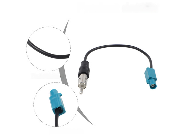 Car FM AM Stereo Radio Antenna Adapters Cables For Fakra-Z Female To Din Female Z Male To DIN Male Adapters 15CM