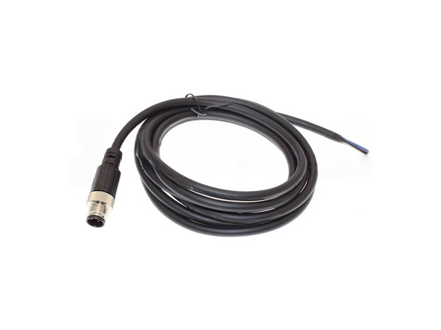 M12 2P 3P 4P 5P 6P 8P 12Pin Waterproof IP67 Aviation Male Female Plug With Cable Threaded Connector For Data And Telecom Systems