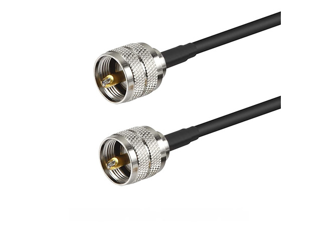 UHF SO239 to SMA Male Female to PL259 Connector Crimp for RG58 Coax Extension Antenna Pigtail Jumper Brass RF Low Loss Cable