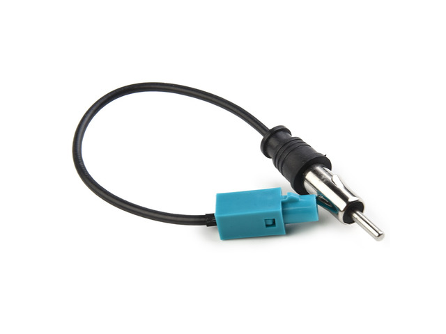 Universal Car FM AM Stereo Radio Antenna Adapters Cable Fakra-Z Male To DIN Plug 15cm FM/AM Aerial To DIN Car Replacement Parts