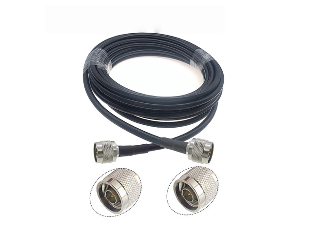 LMR240 50-4 Cable N Male to N Male Plug RF Coaxial Pigtail Jumper 4G 5G LTE Extension Cord RF Adapter Wire 50CM~50M