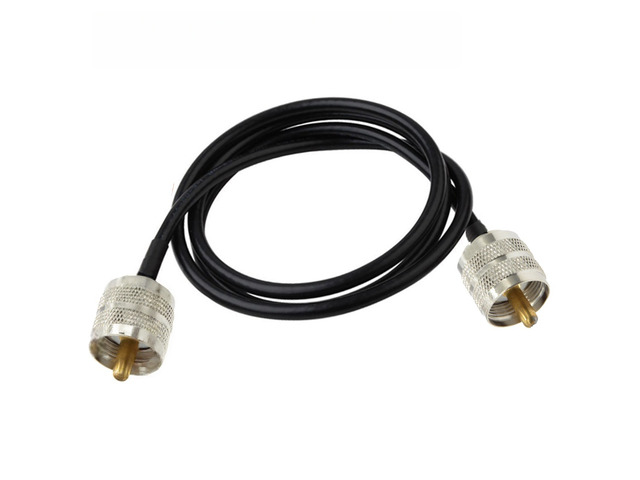 UHF PL-259 Male to UHF SO-239 Female RG58 Antenna Extension Cable PL259 Pigtail connector for CB Radio Ham Radio FM Transmitter