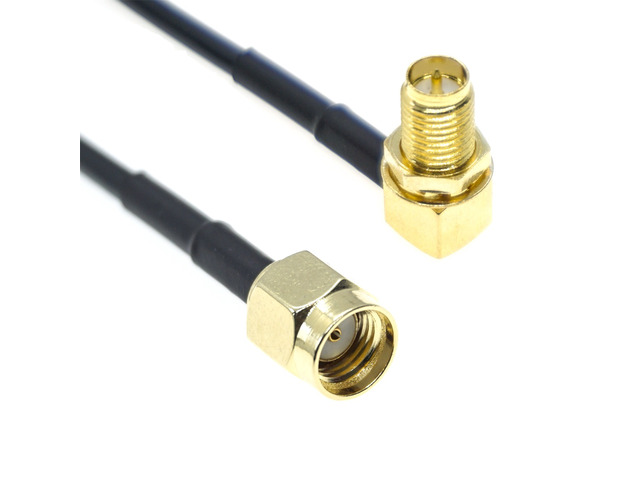 RF RG174 Cable SMA Male To SMA Male RPSMA Female Nut Bulkhead Extension Coax Coaxial Jumper Pigtail 15CM 30CM 50CM 1M 2M 3M