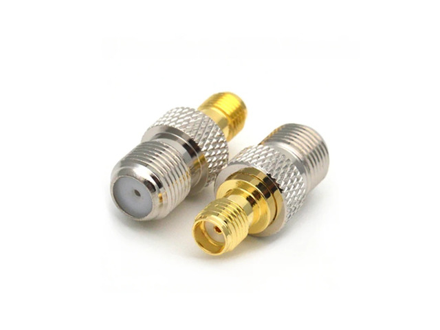 5/20PCS Straight F Connector To SMA Connector RF Coaxial Connector Coax Adapter F Type Female Jack To SMA Male Plug