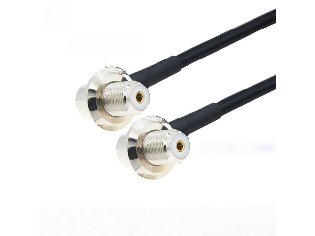 1Pcs RG58 PL259 UHF Male Plug to SO239 UHF Female Jack Connector 50Ohm UHF RG-58 RF Coaxial Low Loss Extension CB Radio Cable