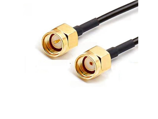 RG174 Coax Cable SMA Male To RPSMA Male Connector SMA To SMA Crimp for RG-174 Extension Copper Feeder Wire for Coax Card Antenna
