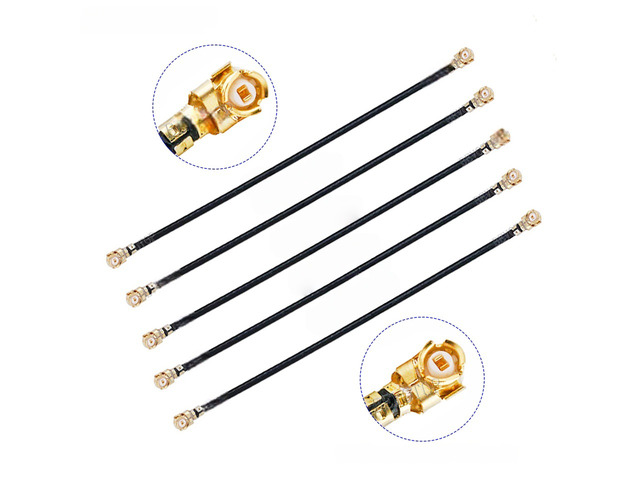 10Pcs/Lot RF1.37 Cable IPX-1 Female to IPX-1 Female U. FL RF1.37 Cable GSM GPRS 3G WIFI Modem Antenna Extension Jumper Cable