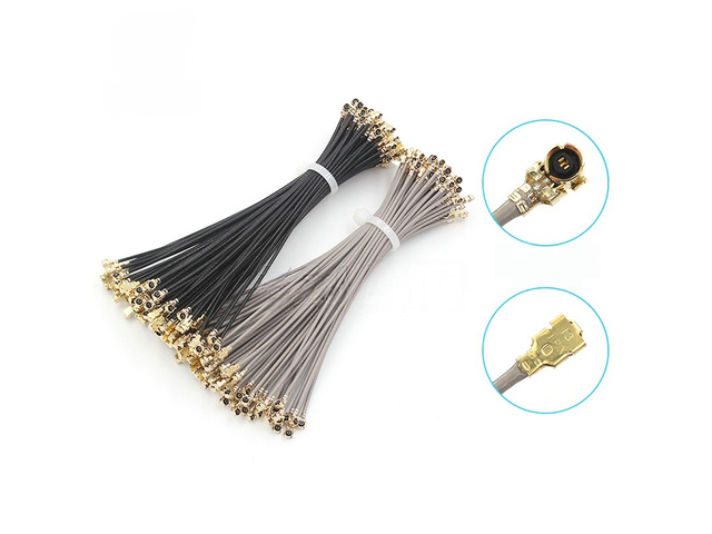 5PCS RF Antena UFL Seat/1.13 double ended cable female to female 0-3G 10CM-1M length RF coaxial connector